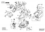 Bosch 3 600 HB9 470 UniversalRotak 650 Lawnmower 230 V / GB Spare Parts UniversalRotak650